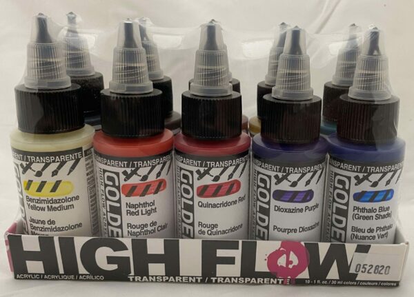 High Flow Transparent Colours