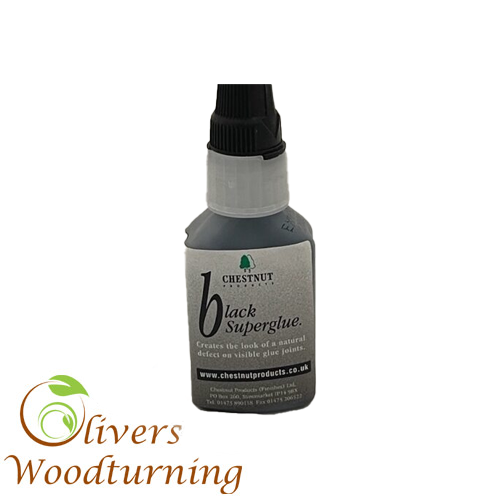 Black CA Glue Black Super GlueBlack CA Glue - Olivers Woodturning